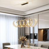 Curved LED Chandelier